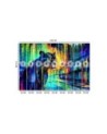 Wall mural for bedroom - Panther Animals Abstraction | FEEBY