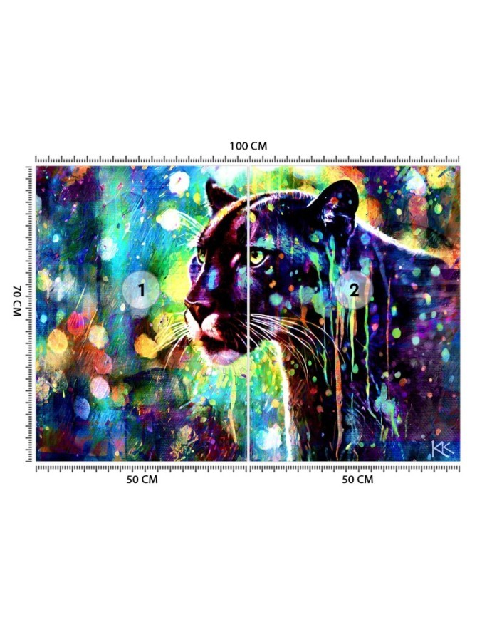 Wallpaper - Black panther Abstraction | FEEBY