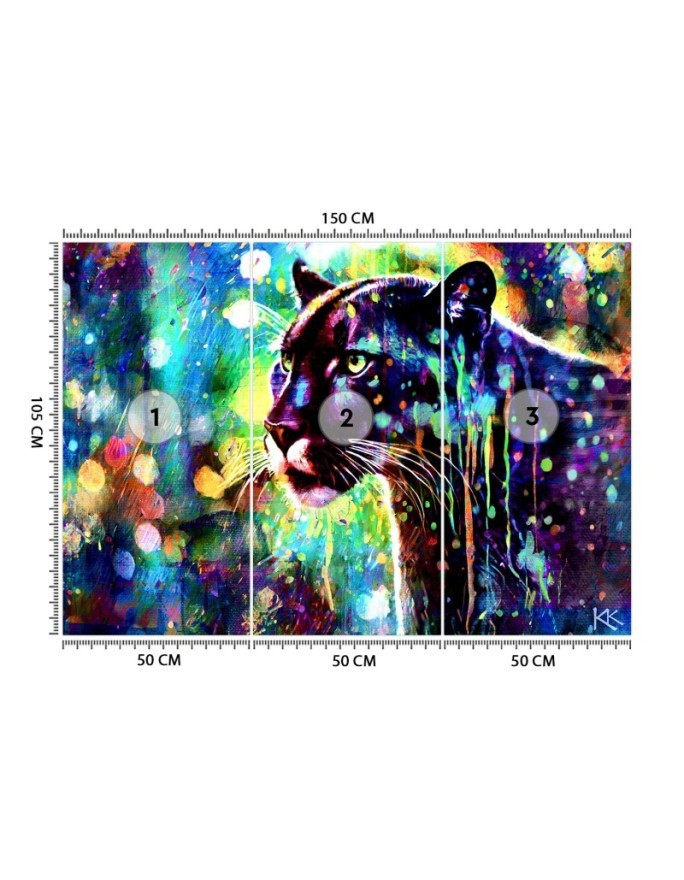 Wallpaper - Black panther Abstraction | FEEBY