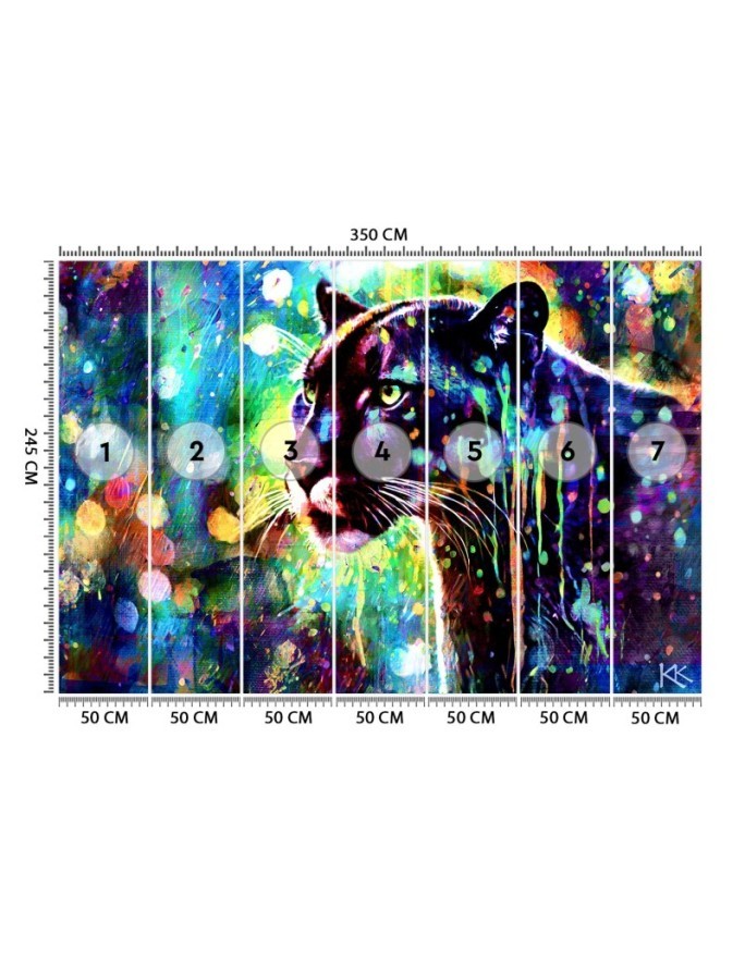 Wallpaper - Black panther Abstraction | FEEBY