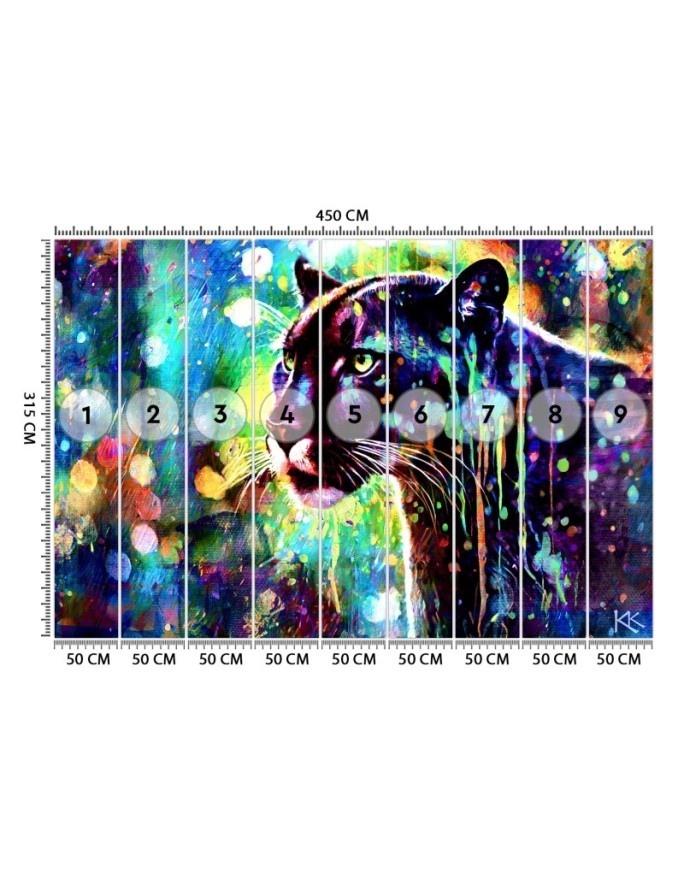 Wallpaper - Black panther Abstraction | FEEBY
