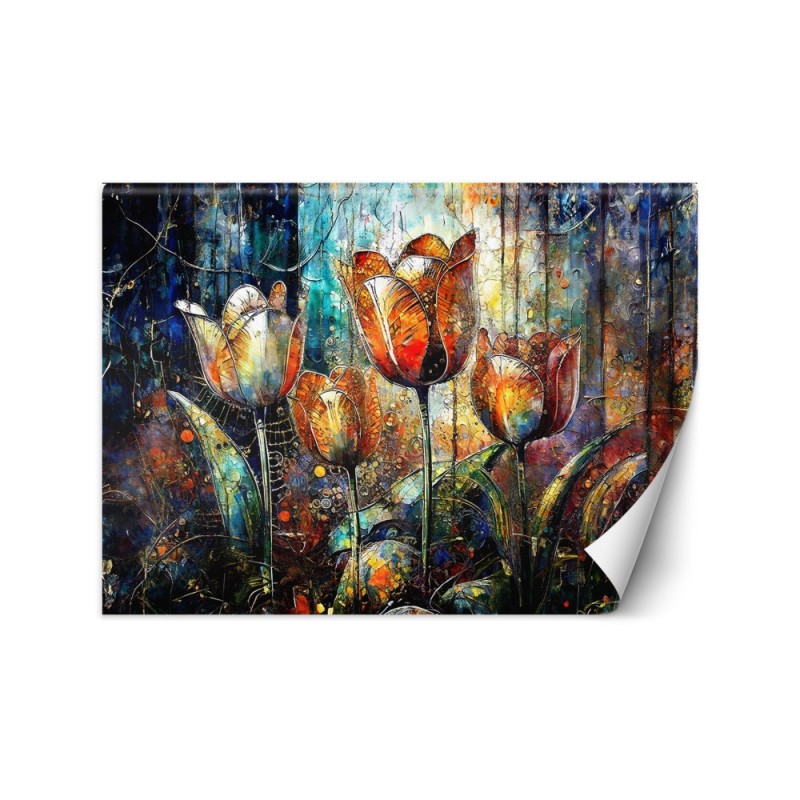 Wall mural - Flowers Abstract Colorful | FEEBY