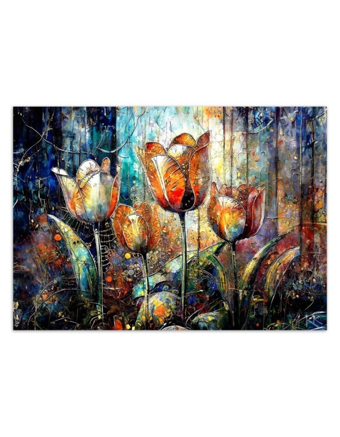Wall mural - Flowers Abstract Colorful | FEEBY