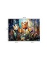 Wall mural - Flowers Abstract Colorful | FEEBY