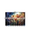 Modern wall mural - Abstract Flowers Colorful | FEEBY