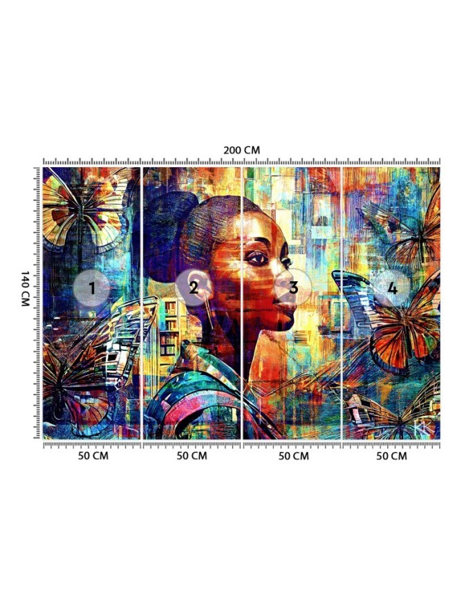 Stylish wallpaper - African Woman Glamour | FEEBY