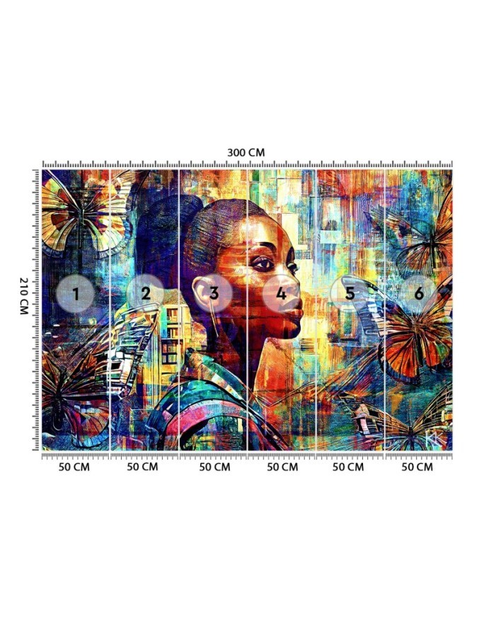 Stylish wallpaper - African Woman Glamour | FEEBY