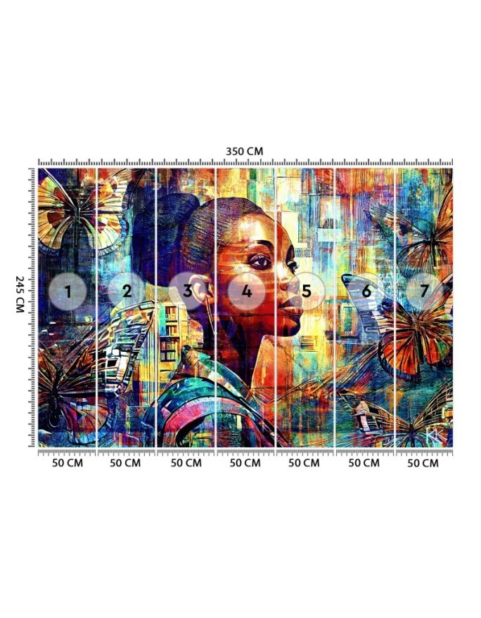 Stylish wallpaper - African Woman Glamour | FEEBY