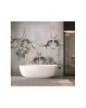 Wall mural for living room - Flowering orchids abstract | FEEBY