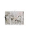 Wall mural for living room - Flowering orchids abstract | FEEBY