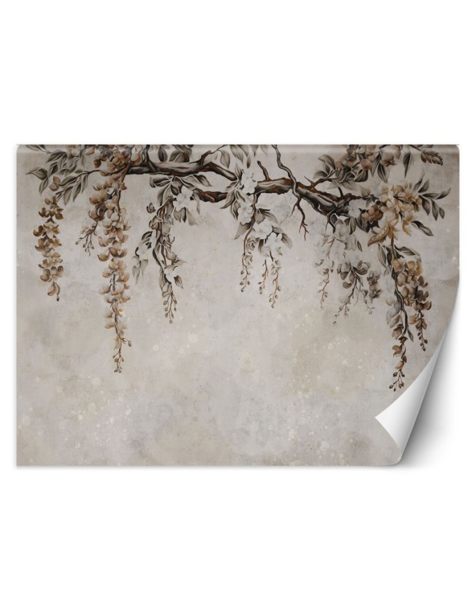 Wall mural for bedroom - Acacia flowers | FEEBY