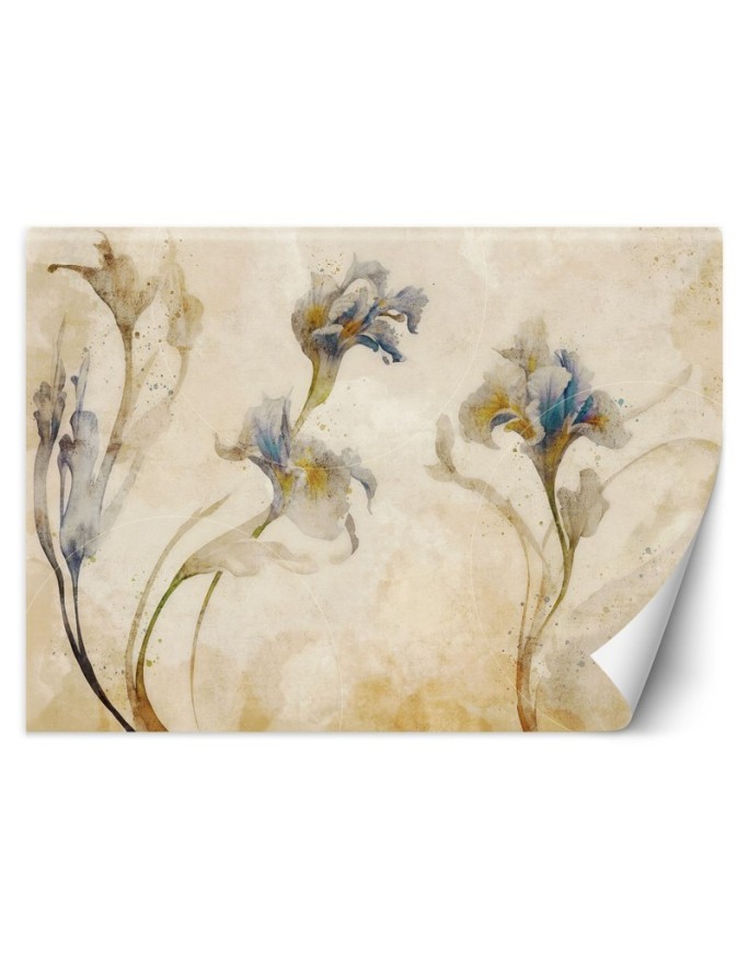 Wallpaper - Irises watercolor | FEEBY