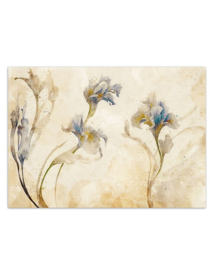 Wallpaper - Irises watercolor | FEEBY