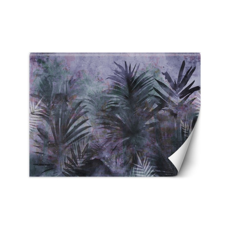Wall mural - Tropical violet leaves | FEEBY