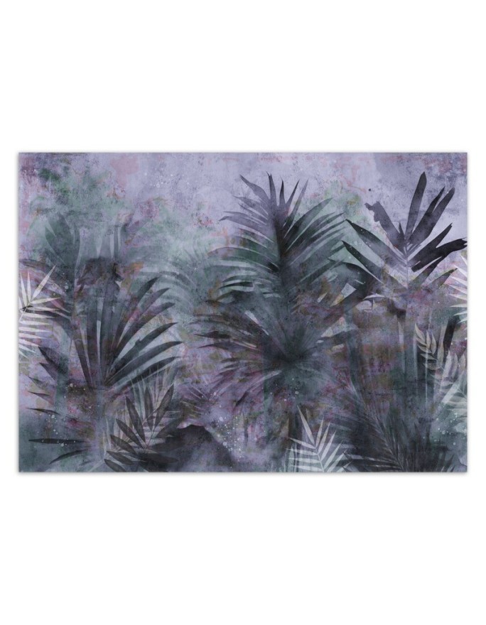 Wall mural - Tropical violet leaves | FEEBY