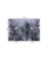Wall mural - Tropical violet leaves | FEEBY