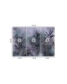 Wall mural - Tropical violet leaves | FEEBY