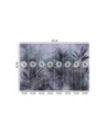 Wall mural - Tropical violet leaves | FEEBY