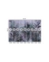 Wall mural - Tropical violet leaves | FEEBY