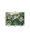 Modern wall mural - Green lotus leaves | FEEBY