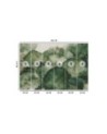Modern wall mural - Green lotus leaves | FEEBY