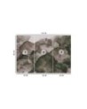Stylish wallpaper - Lotus leaves watercolor | FEEBY