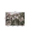 Stylish wallpaper - Lotus leaves watercolor | FEEBY