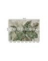 Unique wall mural - Tropical monstera leaves | FEEBY