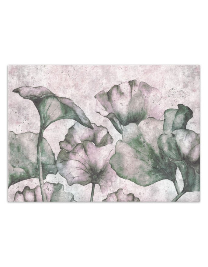 Fashionable wallpaper - Leaves on concrete background | FEEBY