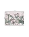 Fashionable wallpaper - Leaves on concrete background | FEEBY