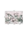Fashionable wallpaper - Leaves on concrete background | FEEBY
