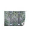 Wall mural for living room - Ancient columns and flowers | FEEBY