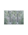 Wall mural for living room - Ancient columns and flowers | FEEBY