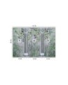 Wall mural for living room - Ancient columns and flowers | FEEBY