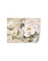 Wall mural for bedroom - White flowers nature | FEEBY
