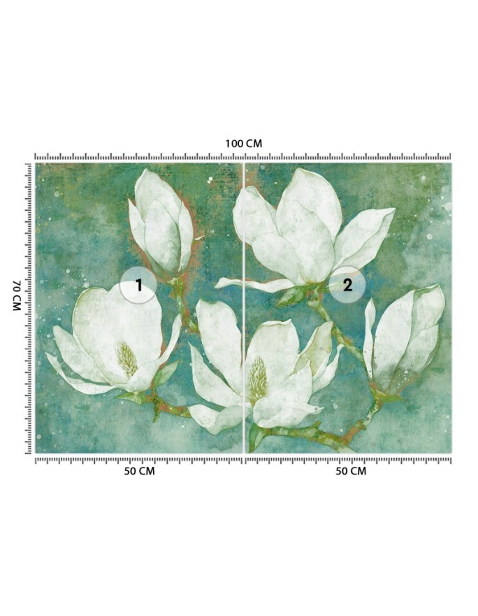 Wallpaper - Flowering magnolias abstract | FEEBY