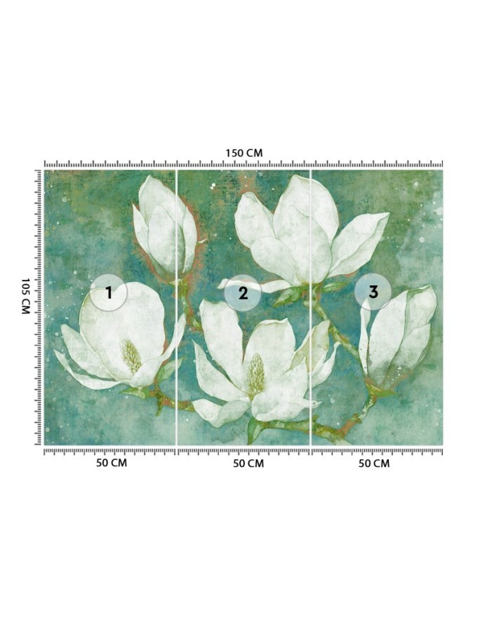 Wallpaper - Flowering magnolias abstract | FEEBY