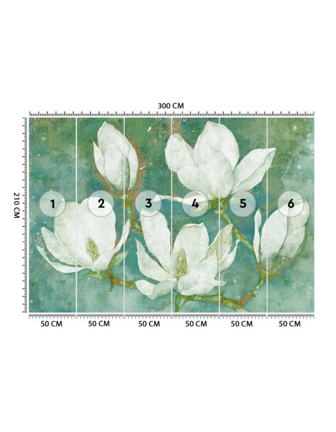 Wallpaper - Flowering magnolias abstract | FEEBY