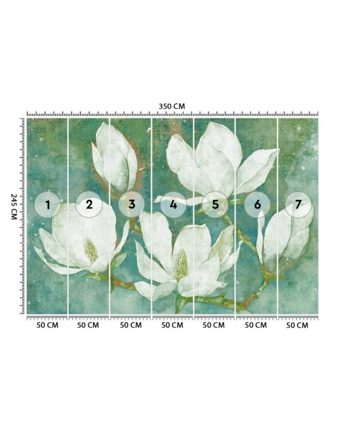 Wallpaper - Flowering magnolias abstract | FEEBY