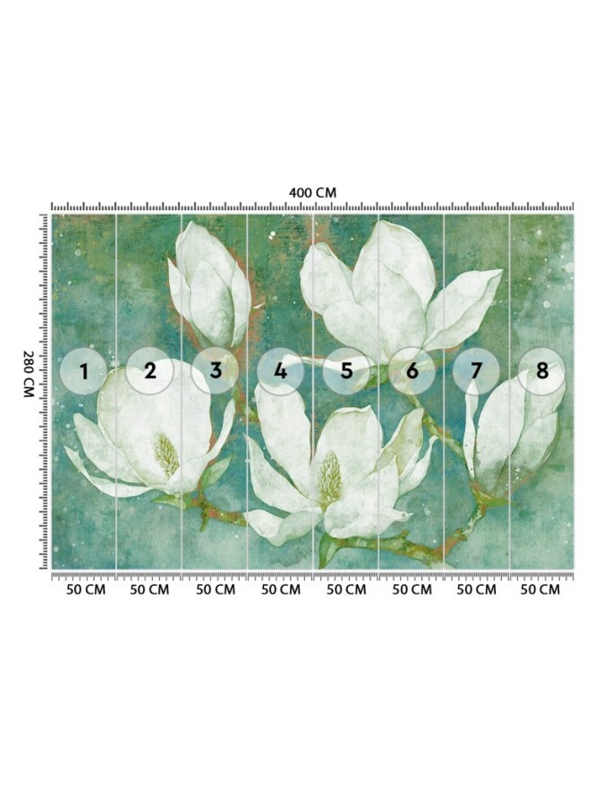 Wallpaper - Flowering magnolias abstract | FEEBY