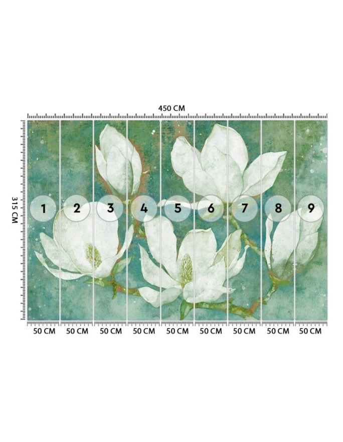 Wallpaper - Flowering magnolias abstract | FEEBY
