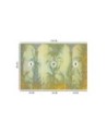 Wall mural - Boho columns and leaves | FEEBY
