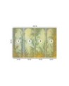 Wall mural - Boho columns and leaves | FEEBY