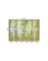 Wall mural - Boho columns and leaves | FEEBY