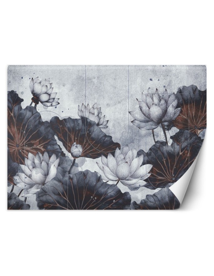 Wall mural Flowers abstract...