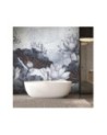 Modern wall mural - Flowers abstract concrete | FEEBY