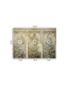 Stylish wallpaper - Columns ivy plants | FEEBY