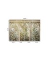 Stylish wallpaper - Columns ivy plants | FEEBY