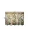 Stylish wallpaper - Columns ivy plants | FEEBY