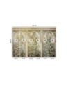 Stylish wallpaper - Columns ivy plants | FEEBY
